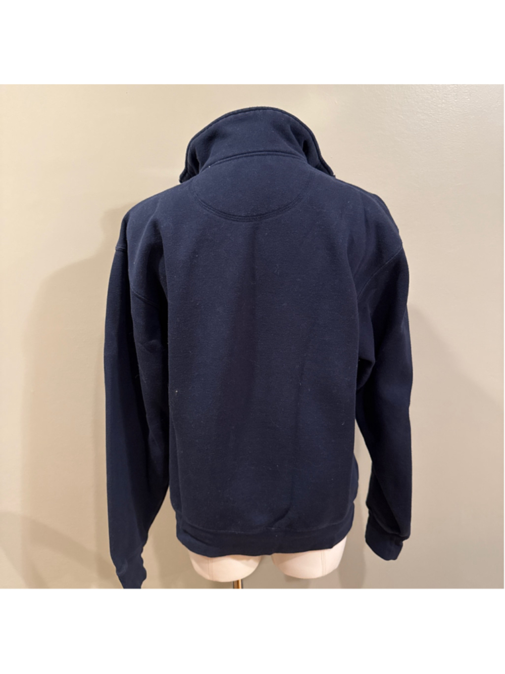 Unisex Jansport Navy Blue St. Joseph's College Quarter-Zip Sweatshirt Small - Picture 5 of 7
